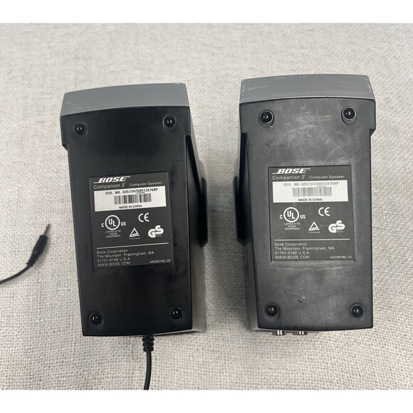 Bose Companion 2 Computer Multimedia Speakers - 2pc Bundle No Power Cord - Picture 4 of 8